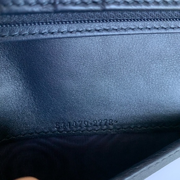 NWT Gucci Wallet Blue Micro GG Men Leather - Picture 6 of 7
